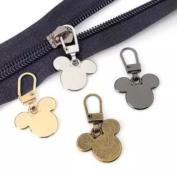 5 шт. съемная головка для съемника молнии с маленьким отверстием, многофункциональная головка для сумки на молнии чёрный