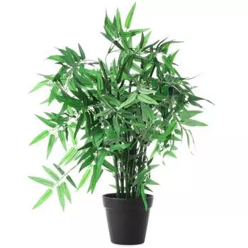 5 шт. садовые украшения для дома, имитация листьев бамбука зелёный