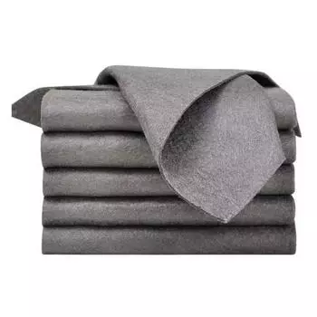 5 шт. Салфетка для протирки из микрофибры, хорошо впитывающая воду, утолщенная, быстросохнущая, для удаления пыли и масла, салфетка для протирки зеркал 5pcs