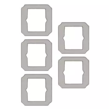 5 шт. Салфетки из микрофибры для миниатюрных роботов-очистителей окон Полиэфирное волокно Сменные моющиеся салфетки