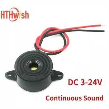 5 шт. SFM-20B, высокий децибел постоянного тока, 3-24 В, непрерывный звуковой зуммер 2312, активный пьезоэлектрический зуммер, для автомобиля Arduino хаки