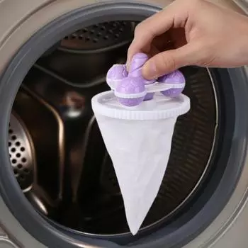 5 шт. шарик для стирки многоразовой одежды для удаления волос прочная эффективная стиральная машина для сбора ворса для дома синий