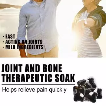 5 шт., шарики для замачивания ног, тело, коленный сустав, поясничный и плечевой отделы, облегчение боли, уход за ногами, нераздражающие натуральные травяные бусины для ухода за ногами, гель для ванны для ног, набор бусин чёрный