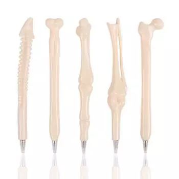 5 шт. шариковая ручка новинка кость синего цвета 0,7 мм роллер канцелярские принадлежности для офиса и школы