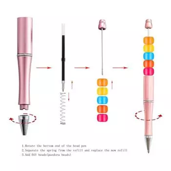 5 шт. шариковых ручек с шариками своими руками, выдвижная шариковая ручка, пишущая плавно, новинка, ручка для письма для школьников, игровая награда D