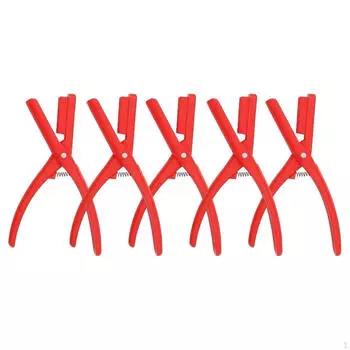 5 шт. Sheller Seafood Tool - Ручной инструмент для чистки креветок, облегчающий труд красный