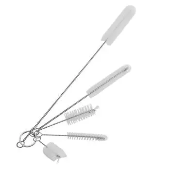 5 шт. Щетка для мытья из нержавеющей стали для очистки фильтра для аквариума и водяного насоса