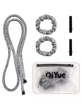 5 шт. Щипцы для завивки волос без нагрева, атласные щипцы для завивки без нагрева, бигуди из поролоновой губки для длинных волос, для ухода за волосами, инструменты для укладки