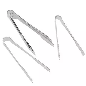 5 шт. Щипцы из нержавеющей стали для вечеринки, бара, зажим для хлеба, еды, льда, щипцы для льда
