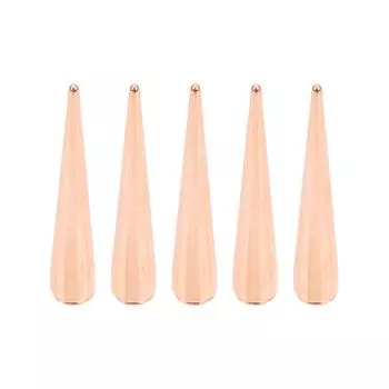 5 шт. шипы-шипы в стиле панк, розовое золото, металл, длинные шипы, заклепки для изделий из кожи, одежда