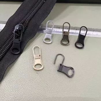 5 шт. школьные сумки из сплава, подвесные съемники, сменные головки молний, съемные металлические молнии, головки молний для ботинок, без инструментов 5PCS