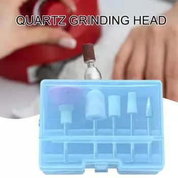 5 шт., шлифовальная машина для полировки ногтей, компактный размер, отделка ногтей, долговечная креативная шлифовальная машина для ногтей, набор сверл для педикюра, маникюрные инструменты