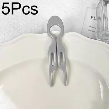 5 шт. шпильки универсальные аксессуары для волос ретро пластиковые ежедневные палочки для пучка в форме рыбы многофункциональные