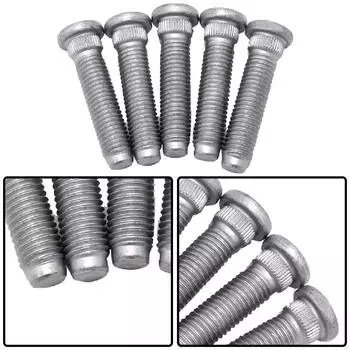 5 шт. шпилек для ступиц колес. Прочные запасные части. Металлические аксессуары. Профессиональный резьбовой стержень. Легко заменяется.