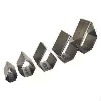 5 шт., штампы для резки кожи, аксессуары для рукоделия, 5 размеров, прочные инструменты, форма для сережек DIY