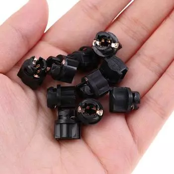 5 шт. сигнальная лампа T5 светодиодная поворотная розетка для приборной панели кластерная розетка держатель лампы основание T5 гнездо автомобильные лампы основание