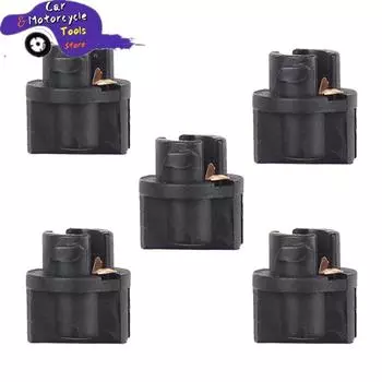 5 шт. сигнальная лампа T5 светодиодная поворотная розетка приборная панель кластерная розетка держатель лампы основание T5 гнездо автомобильные лампы основание T5 светодиодная розетка чёрный