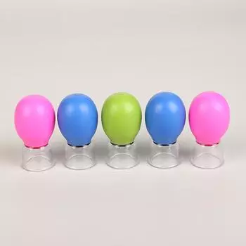 5 шт. силиконовая баночная массажная чашка для тела, лица, шеи, глаз, массажер, вакуумный резервуар, уход за телом и лицом, антивозрастной косметический инструмент