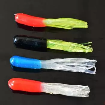 5 шт. силиконовые 5 см рыболовные приманки мягкие приманки трубчатые опарыши рыболовные аксессуары