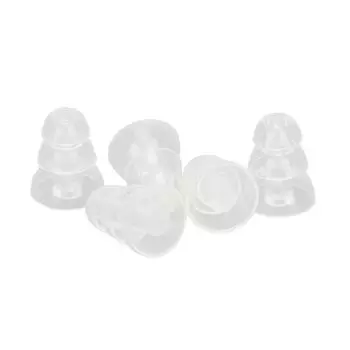 5 шт. Силиконовые мягкие ушные вкладыши для слуховых аппаратов, 3 слоя, сменные заушные слуховые аппараты, ITE, беруши