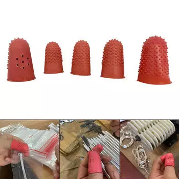 5 шт. силиконовые напальчники, защитные напальчники, термостойкие, напальчники, напальчники для