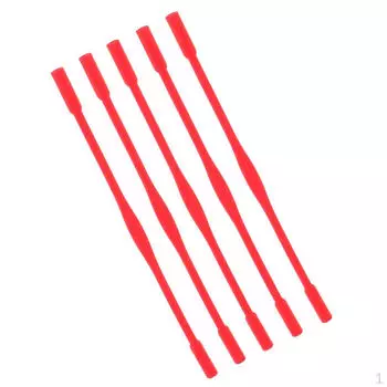 5 шт. силиконовые очки, фиксаторы для очков на шее, очки оранжевый