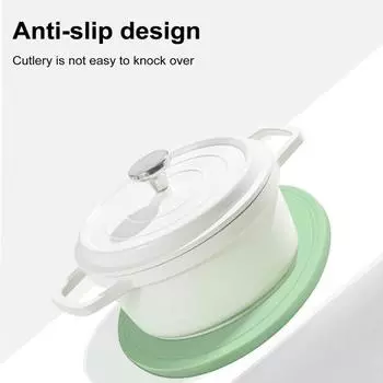 5 шт. силиконовых подставок с держателем, нескользящий коврик под чашку для напитков, утолщенные впитывающие коврики для горячих или холодных напитков, защита мебели, термостойкие