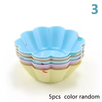 5 шт. силиконовых разделителей для ланч-боксов, разделители для ланч-боксов Bento, разделители для ланча, тарелки, чашки, заправка для салата для детей, аксессуары для обеда 3