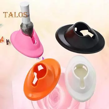 5 шт. силиконовый держатель для бутылочек с лаком для ногтей, подставка для бутылочек с защитой от проливания, стабилизатор для бутылочек с лаком для ногтей для демонстрации маникюра, профессиональный инструмент для дизайна ногтей белый