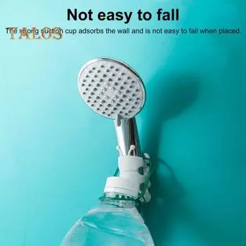 5 шт. силиконовый держатель для душевой лейки на присоске регулируемая подставка для ванной комнаты моющаяся многоразовая душевая стойка в форме червя серый