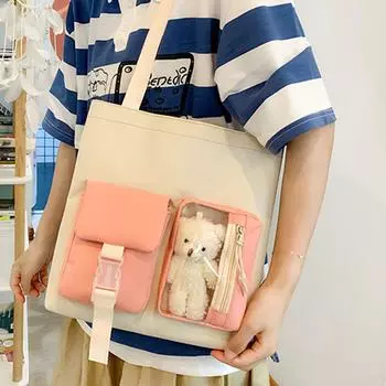 5 шт. Симпатичный рюкзак для школы, рюкзак для подростков и девочек, симпатичная сумка на плечо большой емкости, сумка-карандаш для чехла зелёный