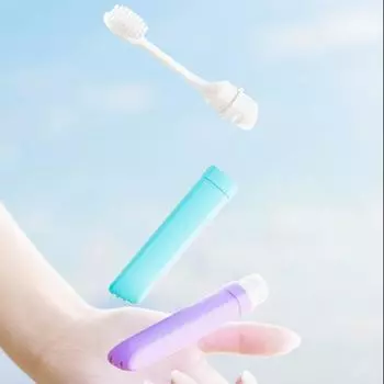 5 шт. складная зубная щетка для пищевых продуктов, набор зубных щеток с мягкой щетиной, 5 шт. дорожная зубная щетка унисекс 5pcs