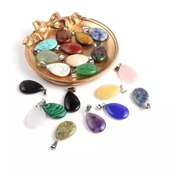 5 шт. случайный маленький кулон из натурального камня нерегулярные подвески-подвески для изготовления ювелирных изделий DIY ожерелье браслет серьги аксессуары 5pcs/27x16x6