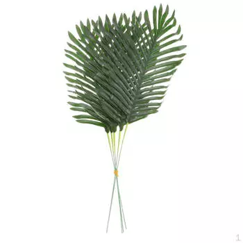 5 шт. см высота 36 см большой лист зеленого цвета пальмовые листья монстера искусственный декор из искусственных цветов,