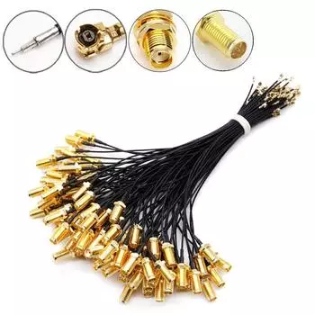 5 шт. SMA соединительный кабель «мама» для uFL/u.FL/IPX/IPEX UFL для SMA «мама» RG1.13 Wi-Fi Pigtail антенна RF кабель в сборе RP SMA-K type a 5cm
