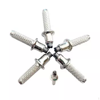 5 шт. сменные стержни Alpenstocks, наконечники для треккинговых палок, шляпа, противоскользящие протекторы