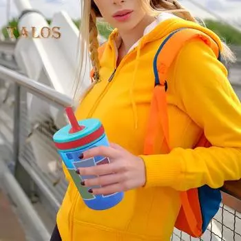 5 шт. сменных трубочек для бутылки с водой Zak Designs Kelso объемом 15 унций, пищевые силиконовые трубочки, пылезащитные, без содержания бисфенола А, моющиеся трубочки для домашнего бара, кухни 5pcs