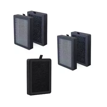 5 шт. сменный очиститель воздуха для LEVOIT LV-H128-RF 3-в-1 Pre H13 True HEPA фильтр с активированным углем 3-ступенчатая фильтрация CHINA