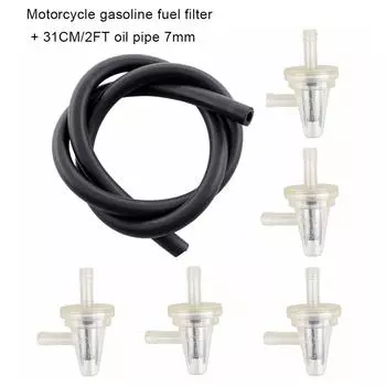 5 шт. сменный топливный фильтр для мотоцикла фильтры двигателя скутер система фильтрации обслуживание аксессуар замена деталей армия зеленый