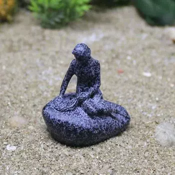 5 шт. смоляная маленькая статуэтка ручной работы миниатюрная фигурка микропейзаж русалка скульптура автомобиль серый