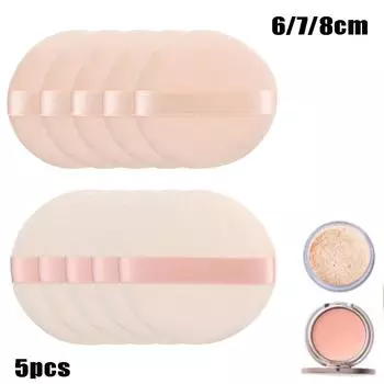 5 шт., специальная пуховка на воздушной подушке, мягкая губка для красоты лица, пуховки, подушечки для женщин, тональный крем для лица, косметические инструменты 6/7/8 см