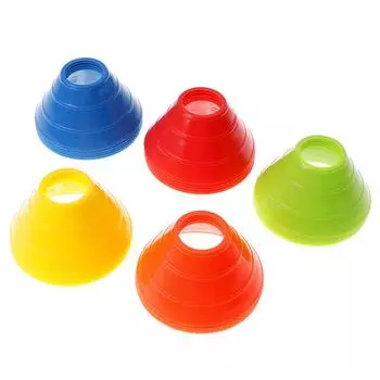 5 шт., спортивный футбольный тренировочный логотип, тарелка с конусом, метка диска, бочка красный