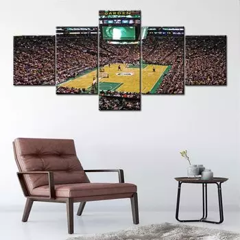 5 шт. спортивный стадион номер TD Garden Arena картины хоккей НХЛ Bost Bruins 5 шт. фотографии плакат HD печать домашний декор современный 20x35 20x45 20x55cm