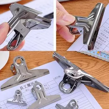 5 шт. стационарный органайзер скрепка для бумаг пластиковый зажим папка зажим для файлов студенческий тест скрепка для бумаги зажим для хранения еды офис S/4.2cm