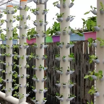5 шт. стакан для посадки колонны DIY гидропонные стаканчики для колонизации растений горшок для выращивания растений гидропонные вертикальные башенные горшки для растений аксессуары