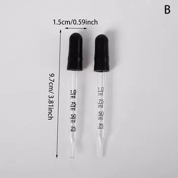 5 шт., стеклянная капельница с резиновой головкой, пипетка-капельница, бутылочка с эфирным маслом, соломенные многофункциональные капельницы для школы и дома as the picture