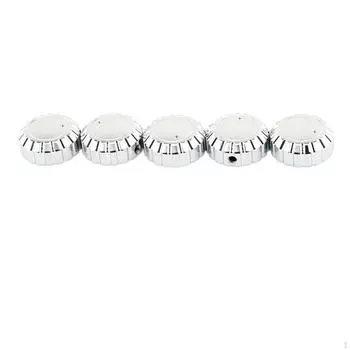 5 шт. стерео ручек из алюминиевого сплава для мотоцикла Honda GL1500 Premium чёрный