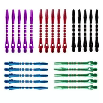 5 шт. стержень для дротика со стальным наконечником, многоцветная резьба 2BA, запираемое отверстие, полированная гальваническая защита от ржавчины, портативные аксессуары для дротиков, точилка для дротиков фиолетовый