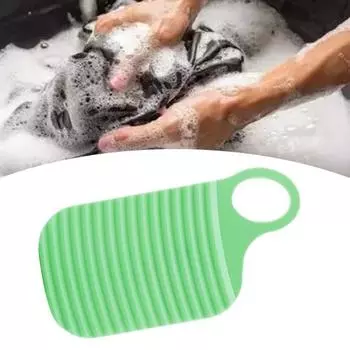 5 шт. стиральная доска, удобная высокоэффективная силиконовая компактная компактная стиральная доска, бытовые принадлежности зелёный