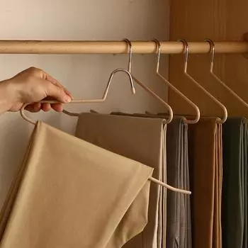 5 шт./ Стойка для брюк бытовая нержавеющая сталь нескользящая не оставляющая следов подвесная клипса для брюк специальная вешалка устройство для хранения